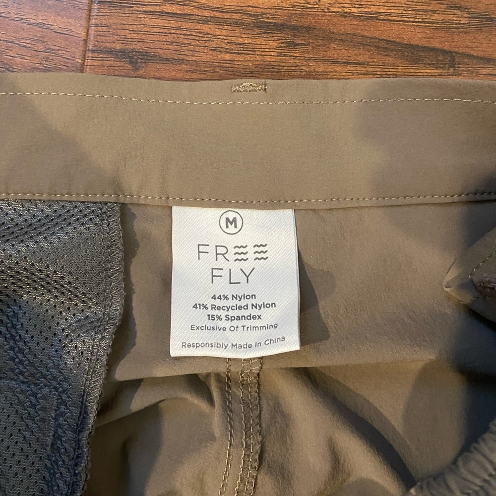 Men's Free Fly Pants Medium - Tobacco Brown - Picture 2 of 3